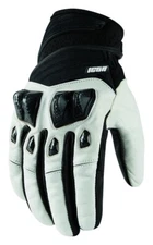 NEW Icon 3301-2956 Mens Konflict Gloves - White - XXL - MOTORCYCLE