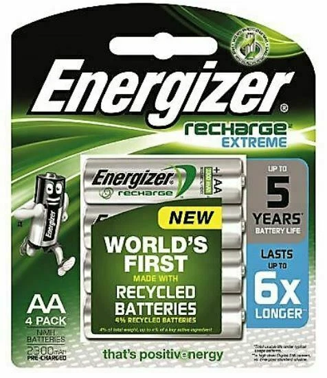 High Capacity NiMH AA Rechargeable Batteries
