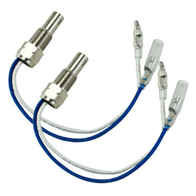 2 Stück Auto 1/8 NPT Öl Wasser Temperatur Anzeige 2 Draht Sensor