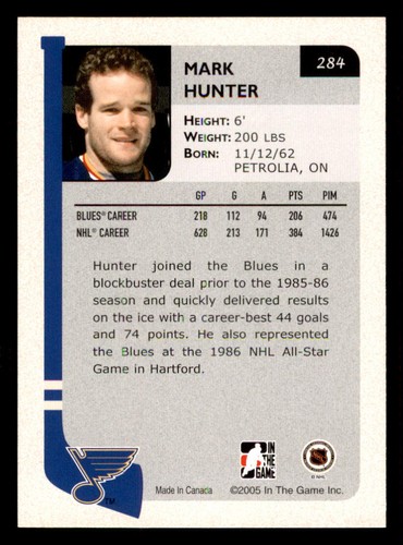 2004-05 ITG Franchises Sportsfest #284 Mark Hunter /10 - Picture 2 of 2