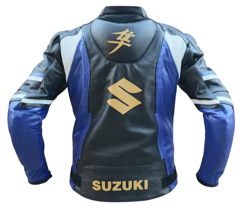 Nueva chaqueta de cuero para motociclista Suzuki Hayabusa. Foto 3 de 4