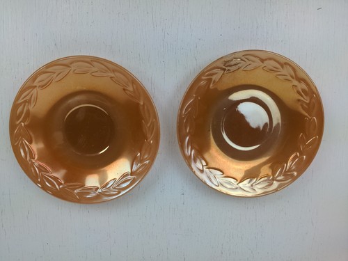 Feuerkönig Teetasse & Untertasse Pfirsich Glanz Lorbeerblatt 2er Set - Bild 3 von 18