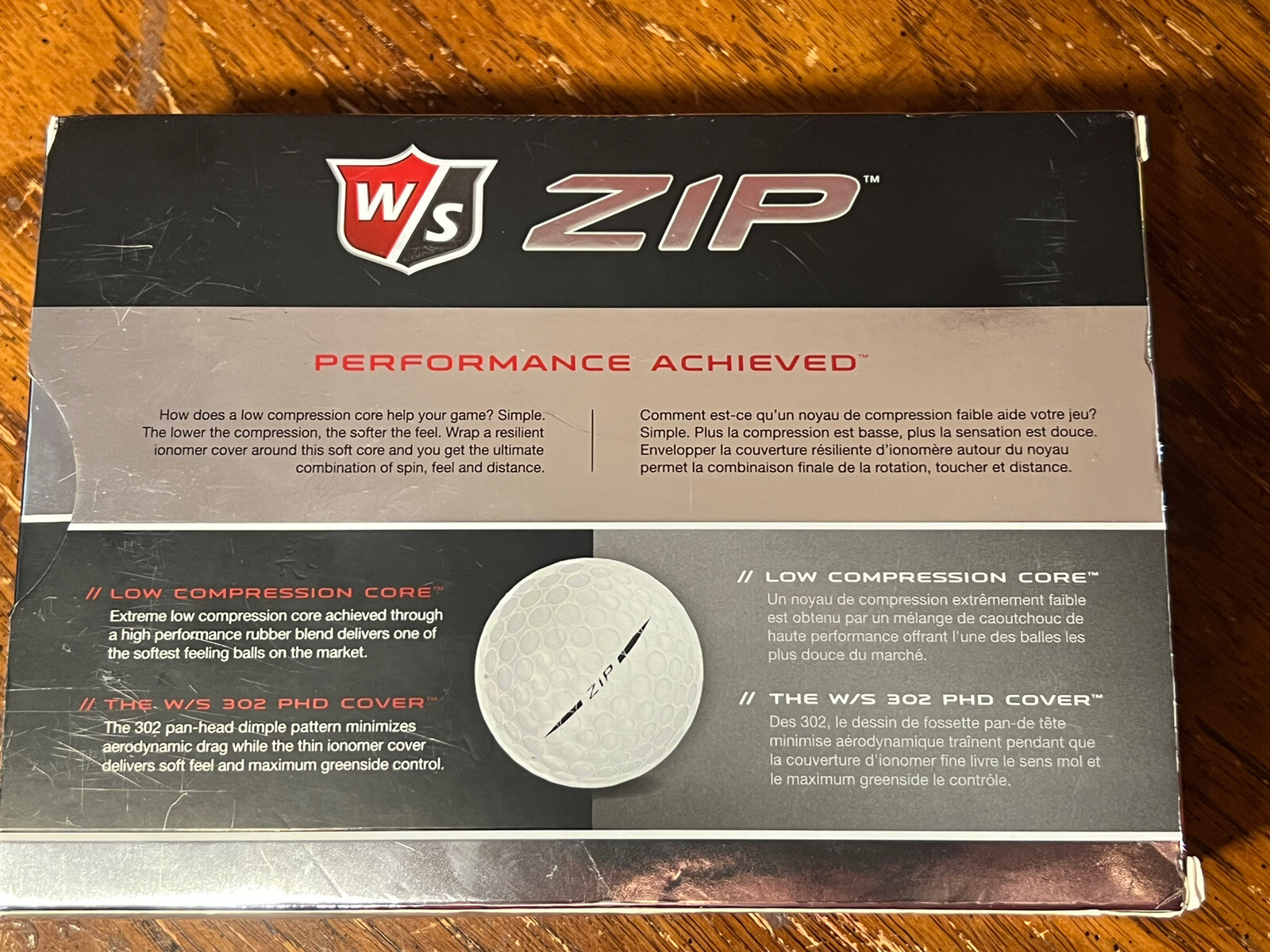 Wilson Staff Zip 302 (12 Golf Balls)Ball Pack Package NEW