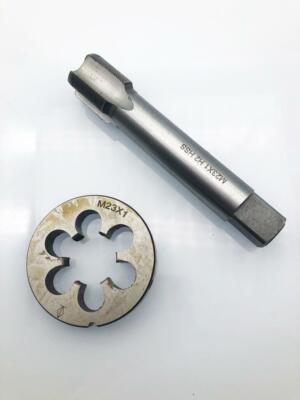 US Stock HSS M23 x 1mm Tap & M23 x 1mm Die Metric Thread Right Hand
