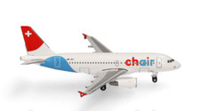 1:500 Herpa Chair Airlines Airbus A319 Passenger Airplane Diecast Model