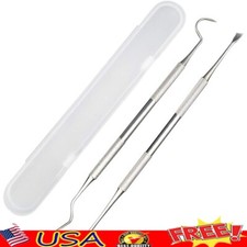 Stainless Steel Dental Tools Kit Teeth Cleaning Tartar Scraper Hygiene Set New