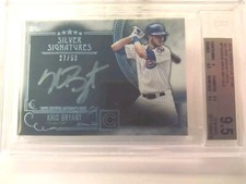Kris Bryant 2016 Topps Five Star Silver Signatures BGS 9.5 Auto 10 27/50
