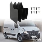 For Renault Master Trafic 4Pcs Car Front Rear Mud Flaps Guards Splash Mudguards