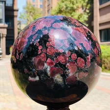 12.62 LB Natural Beautiful Fireworks ball Quartz Crystal Sphere Healing 1080