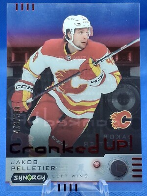 2023-24 Upper Deck Synergy Cranked Up Jakob Pelletier #CR-PE Red /599