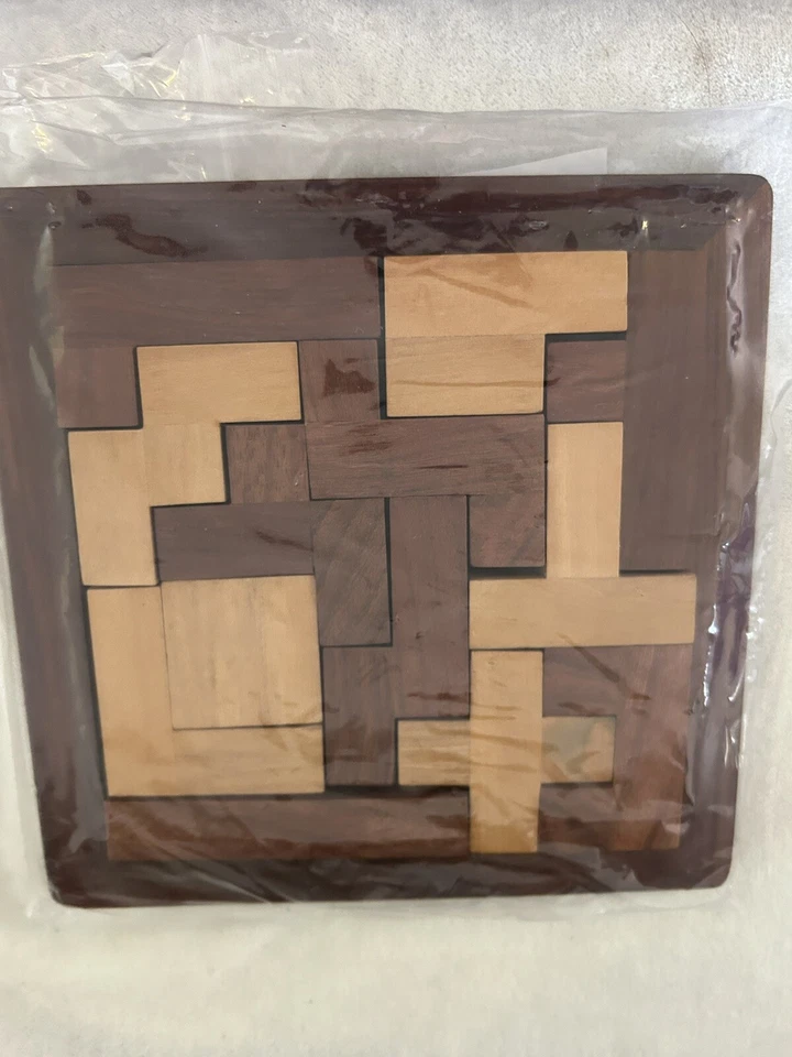 Adult Wooden Puzzle Cocktail Bar Coffee Table Pub Puzzle 6x6” Housewarming Gift - Image 4 of 4