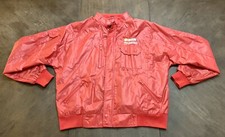 Vintage Upstream Racing Division NASCAR Where Speed Excels Jacket Red XL Satin