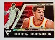 Trae Young 2020-21 Panini Flux Flow Motion Red Shimmer Prizm /25