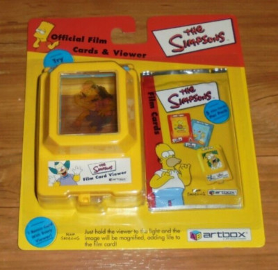 Simpsons Simpsons Official Film Card Viewer Action Figure Artbox 2000