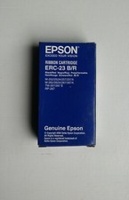Epson ERC-23 B/R Ribbon Cartridge, Black/Red C43S015362