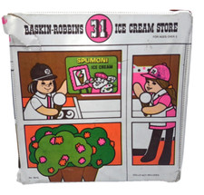 Vintage 1970s Baskin Robbins 31 Ice Cream Store Playset - Rare Toy Case - 9979