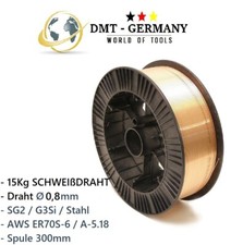 15Kg SG2 SCHWEIßDRAHT Schutzgas Stahldraht CO2 0,8mm MIG/MAG G3Si