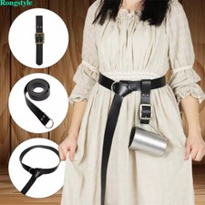Medieval Leather Belt Mug Handle Cup Buckle Strap Knight Pirate Warrior Costume