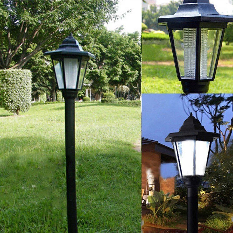 Solar Power LED Path Way Wall Landscape Mount Garden Fence Outdoor