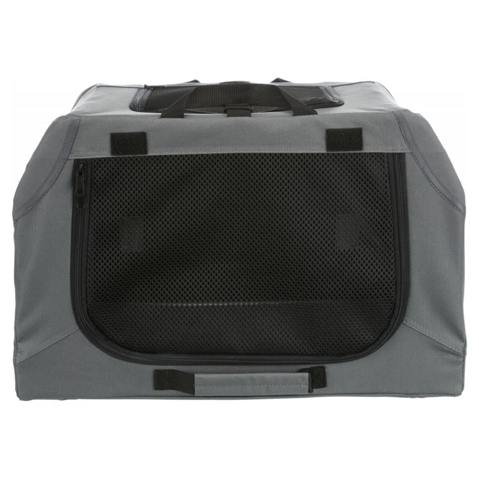 Trixie Transportbox Mobile Kennel Easy grau für Hunde mit Liegematte - Bild 3 von 4