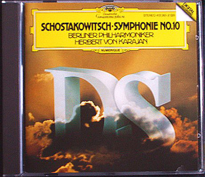 Herbert von KARAJAN: SHOSTAKOVICH Symphony No.10 Berliner Philharmoniker CD 1982