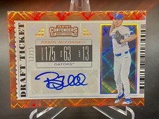 2019 Panini Contender Draft Picks 💎Diamond Ticket 💎/15 Brady McConnell Auto