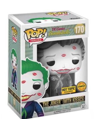 Funko Pop! Bombshells #170 The Joker with Kisses CHASE Hot Topic
