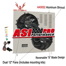 Electric Fan and Shroud For 05-07 Ford F-250 F-350 F-450 F-550 6.0L Powerstroke