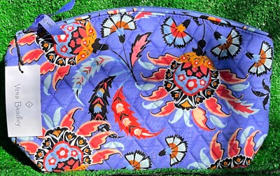 Vera Bradley Wandbild Garten Grand Reise Kosmetiktasche neu mit Etikett UK VERKÄUFER 