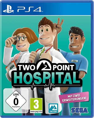 PS4 Spiel Two Point Hospital inkl. 2 Erweiterungen NEUWARE