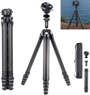 Ulanzi FALCAM Treeroot Quick Release Carbon Fiber Camera Travel Tripod Pan Tilt