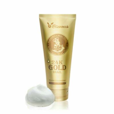 Elizavecca 24k Gold Snail Cleansing Foam 180ml
