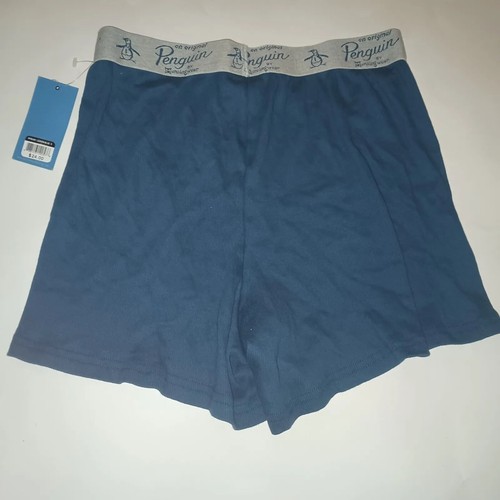 Penguin By Munsingwear Single Boxer Button Fly Small Blue - Picture 5 of 7