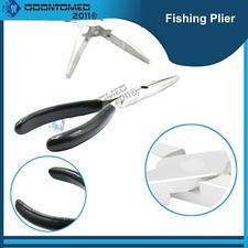 Black Gripping 6'' Long Needle Nose Pliers Wire Cutter Jewelry Craft Beading