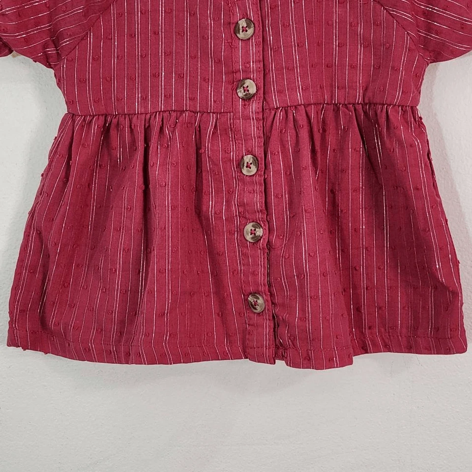 Blusa Little Lass Rosa Talla 5 Niñas Rosa Metálica Blusa Foto 3 de 4