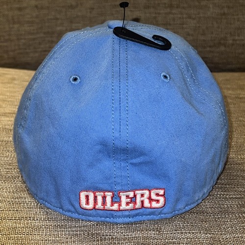 Houston Oilers ‘47 Franchise Blue Fitted Retro Throwback Dad Hat Cap Sz 2XL XXL - Picture 3 of 8