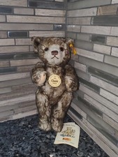 Steiff Classic Teddy Bear 1926 Repro Genuine Mohair Germany Stuffed Animal Plush