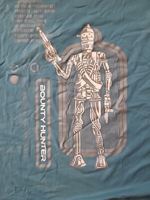 Star Wars Galaxys Edge Mens T-Shirt Size (L) IG -11 Bounty Hunter Droid See Pic