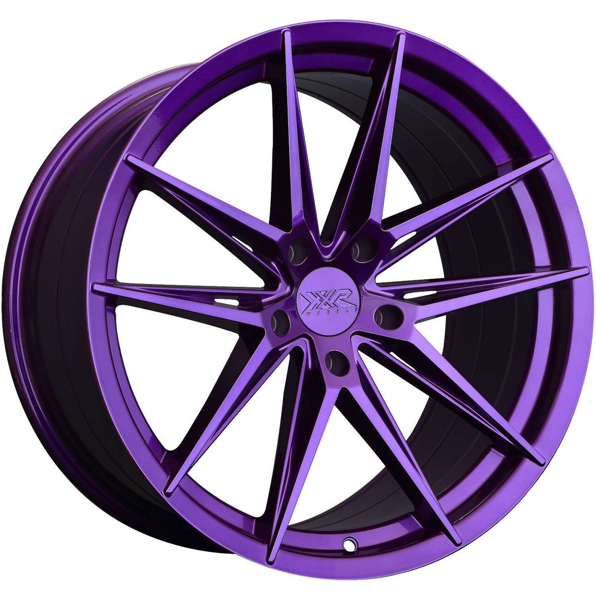19x8.5 +40 F| 19x10 +40 R| XXR 577 5x114.3 Purple Wheels (Set of 4