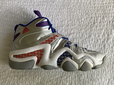 Adidas Crazy 8 KB8  John Wall' Sneakers (G98293) Silver/Blue  Size 12