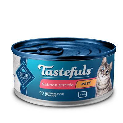 Blue Buffalo Tastefuls Salmon Wet Cat Food 24 Pack 3 Ounce Cans Natural Quality