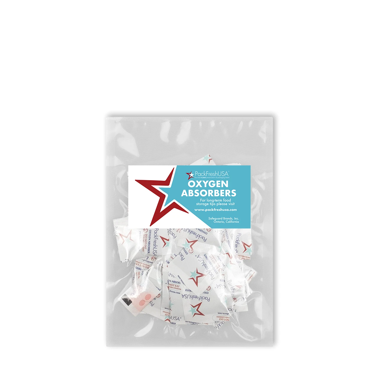 PackFreshUSA Wholesale: 6000 Pack - 50cc Oxygen Absorbers Food-Grade Non-Toxic