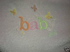 BABY  U PINK GIRL BUTTERFLY SECURITY BLANKET LOVEY