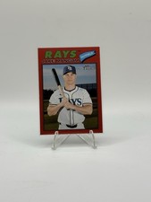 Topps 2026 Heritage Jake Mangum Red Border Tampa Bay Rays #227