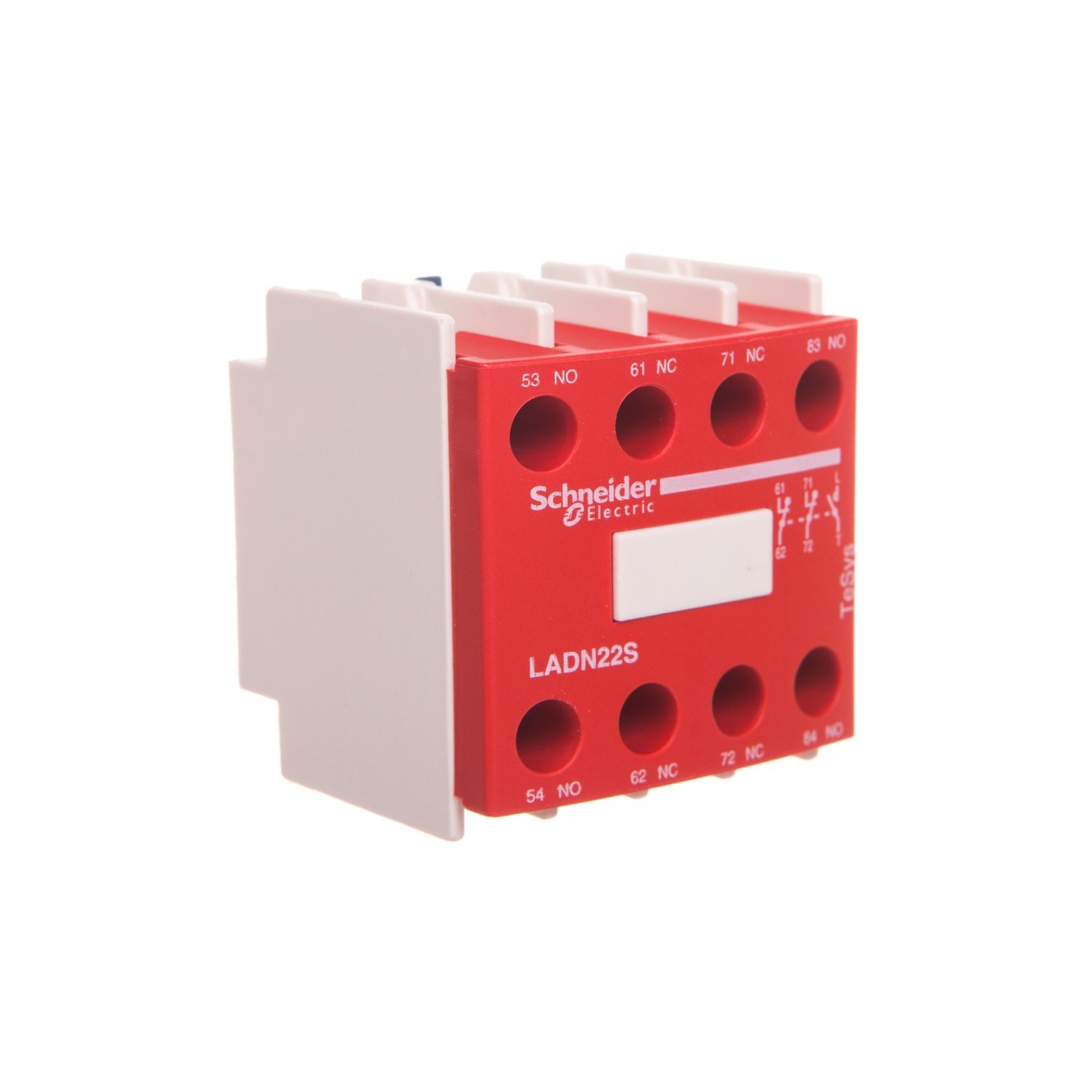 Schneider Electric Rosso Coperchio Di Sicurezza Blocco Ausiliario, Relais - Immagine 3
