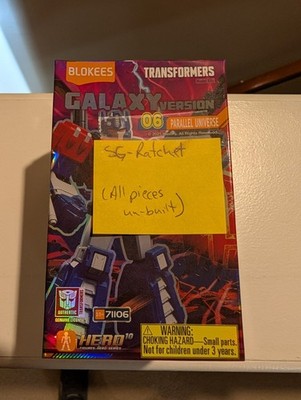 Blokees Transformers Galaxy Version 6--SG Ratchet Model Kit (New--Box Opened)