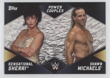 2018 Topps WWE Women's Division Power Couples Sherri Martel & Shawn Michaels s9v
