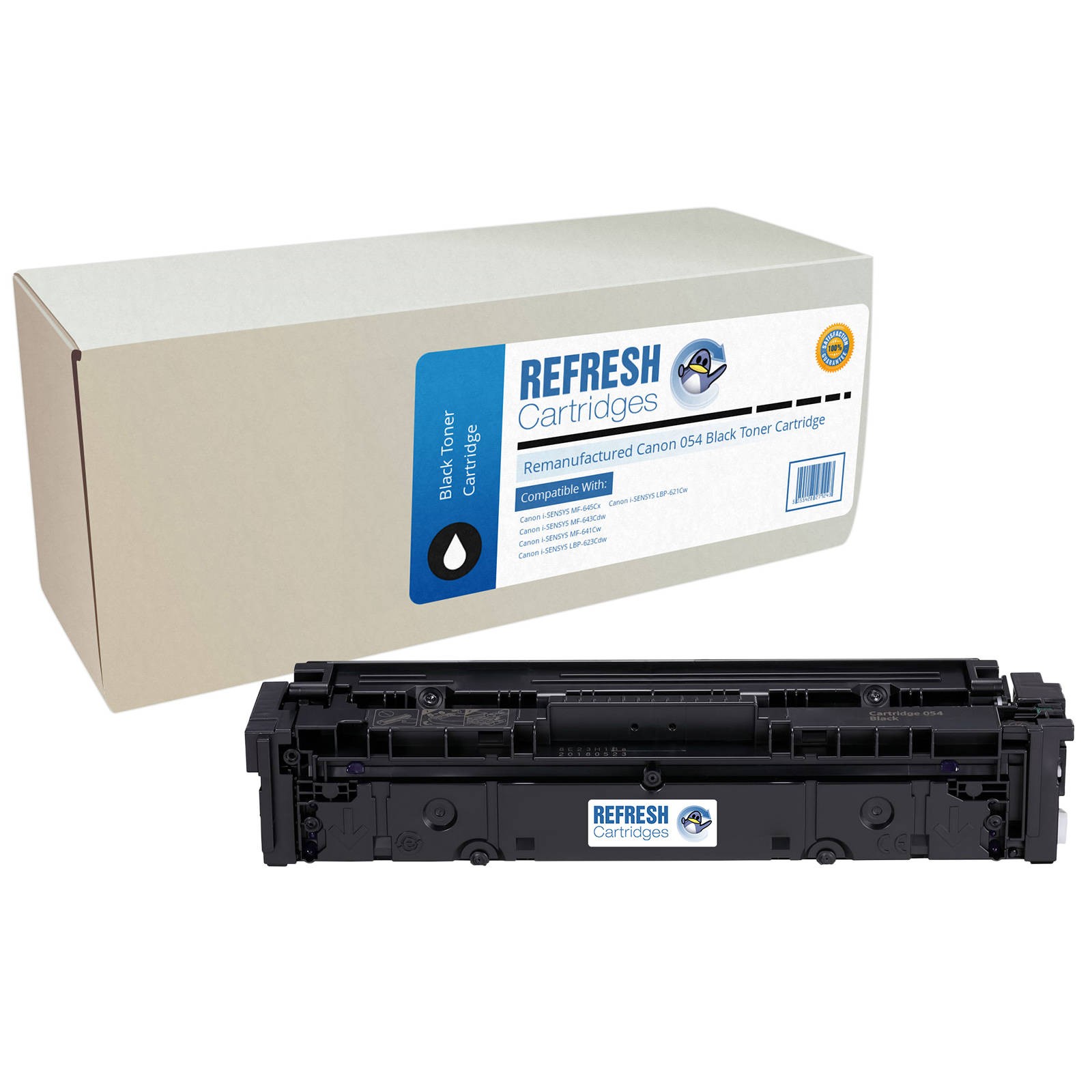Refresh Cartridges Black 054 Toner Compatible With Canon Printers