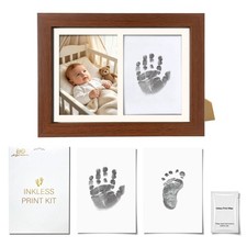 4PCS baby handprint footprint kit baby footprint ink pad A4 baby keepsake