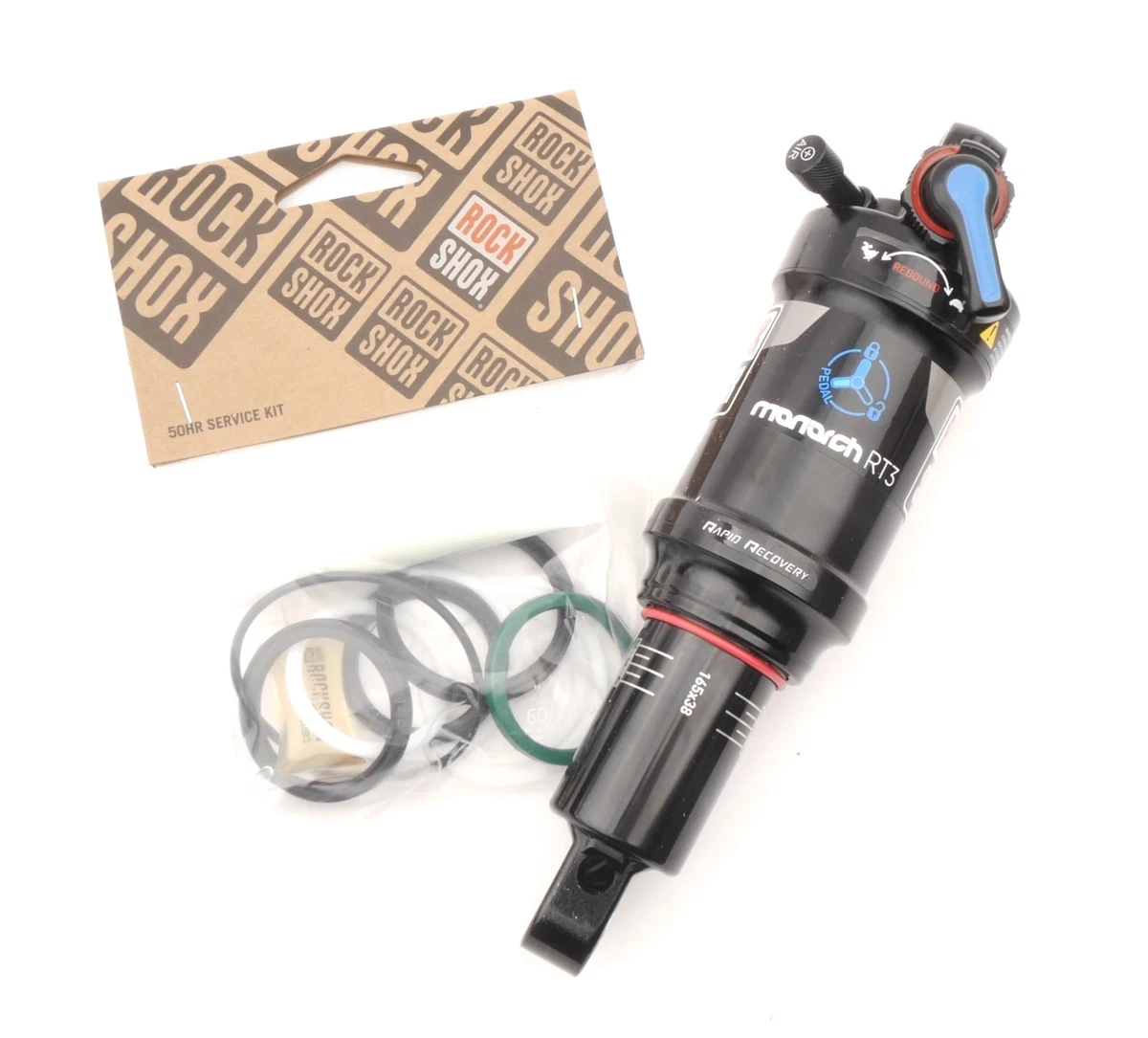 Amortisseur Arrière Rockshox Monarch 4.2 RS – Neuf, 190x51mm (7,5x2,00 Pouces) Pour VTT, Noir